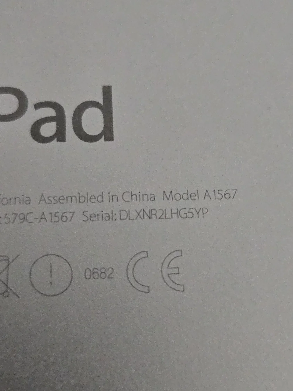 Apple iPad Air 2 64GB (Wi-Fi) A1567